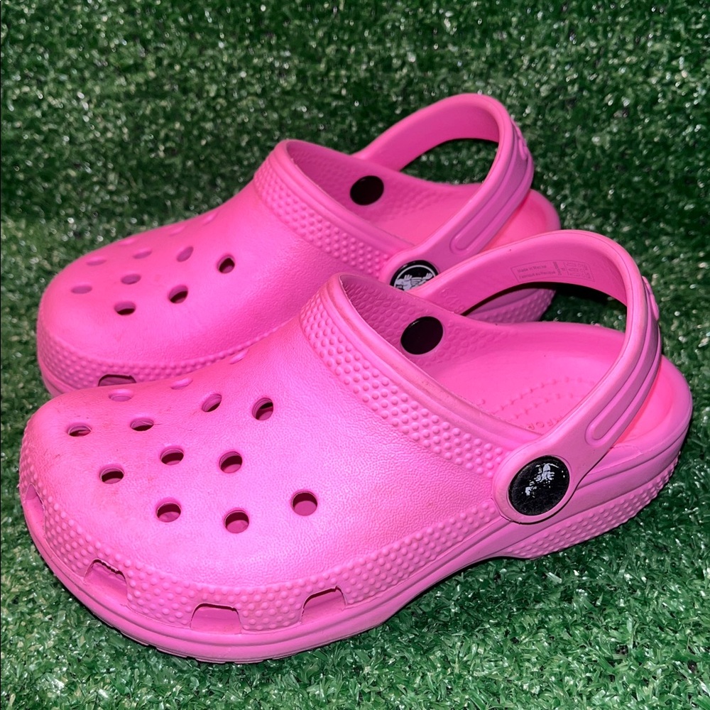 CROCS Kids Vibrant Pink Water Shoes